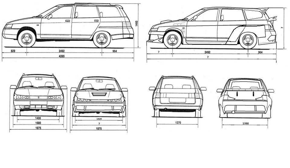 Технические характеристики и модификации автомобиля ваз-2110