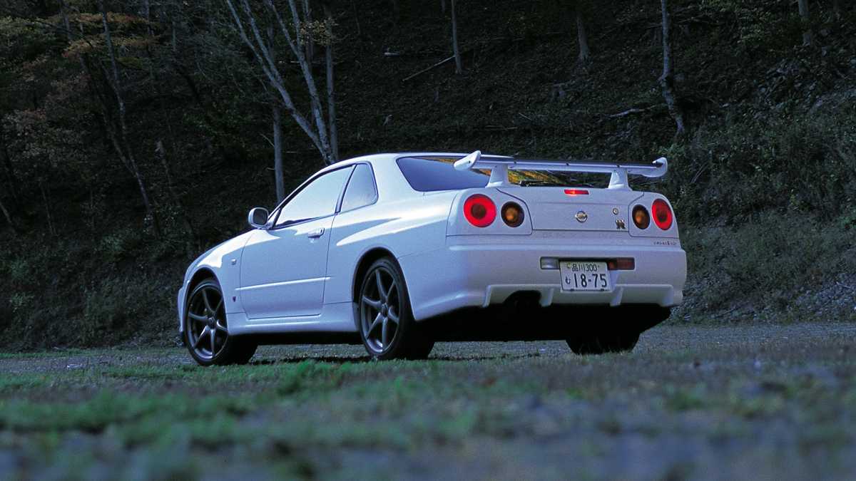 Nissan Skyline r34 полиция Японии