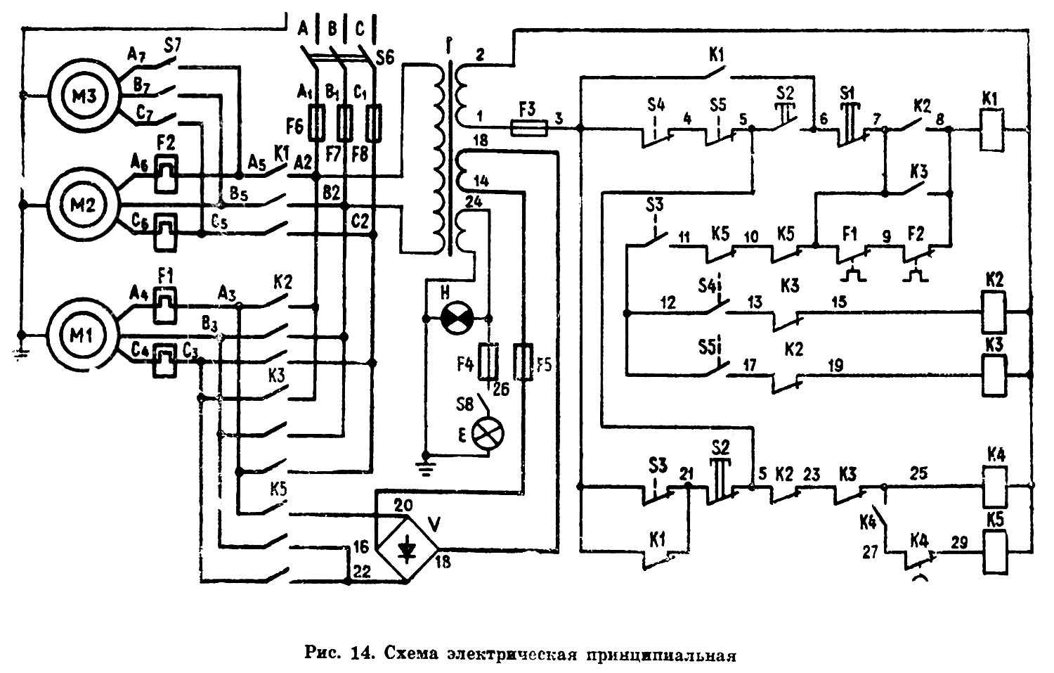 Принципиальная схема м1101м