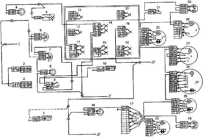 Цветная схема электрооборудования камаз-5320 и 4310 с описанием, поиск проблем с проводкой - автомастер