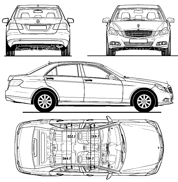 Mercedes e280: технические характеристики