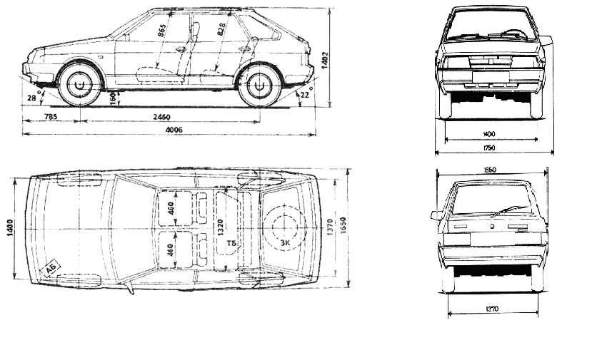 Ваз 2115: технические характеристики, обзор параметров модели, объем багажника