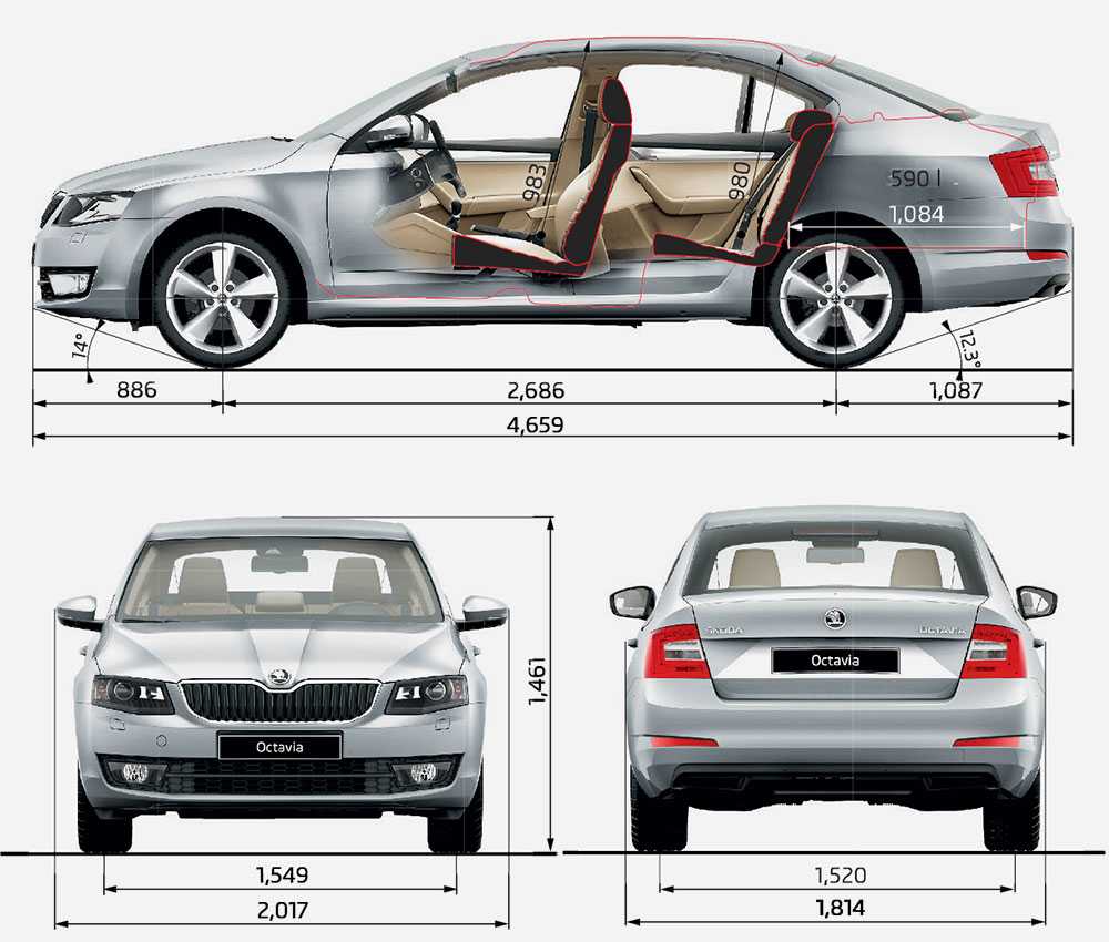 Техническое описание skoda superb 3 — размеры кузова и салона а так же характеристики всех двигателей