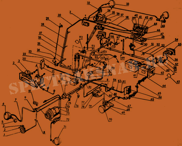 Схема проводки трактора мтз 80